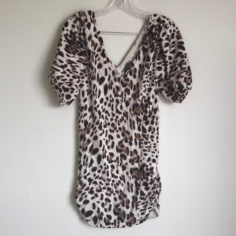 Guess Deep V-cut Stretch Knit Dress